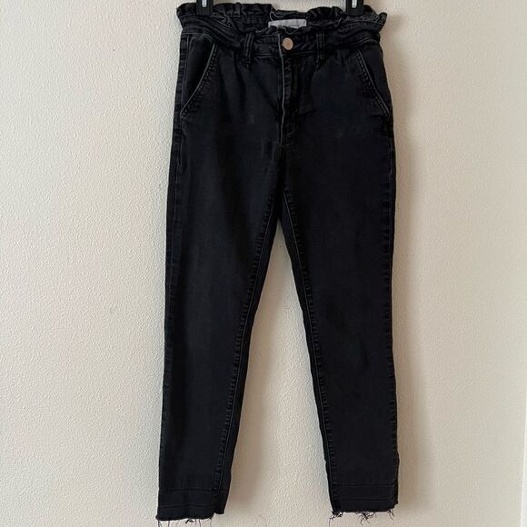 ASHLEY MASON Paperbag High Rise Denim Jeans size 9 - Picture 1 of 7